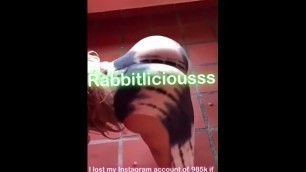Thick Ass Latina Shaking Fat Ass in Leggings