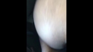 Slim Thick Detroit Thot Throwing Ass back in Car