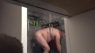 Spying on my Step-dad in the Shower