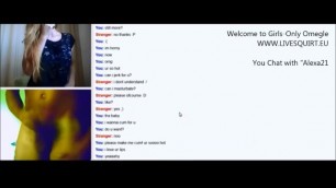 Wonderful Teen Girl make me Cum on Omegle