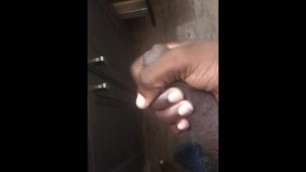 Black Teen Beats his Small Dick
