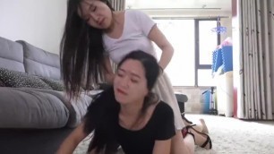 Chinese Catfight Footfight