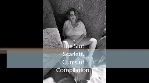 The Slut Scarlett Cumslut Compilation.