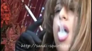 Sandi Squirts and Smoking