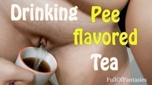 FullOfFantasies Drinks Pee Flavored Tea!