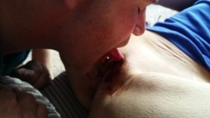 Cunt Licking Fun with Nutella!
