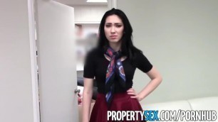 PropertySex - Beautiful Realtor Ed into Sex Renting Office Space