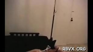 Aroused maid gets juicy