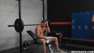 A lusty fuck for Roman and Dalton at the gym